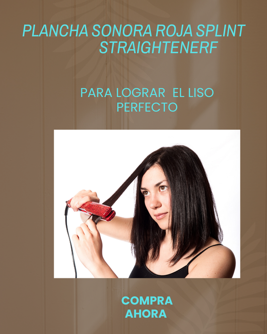 PLANCHA SONAR ROJA SPLINT STRAIGHTENER-F