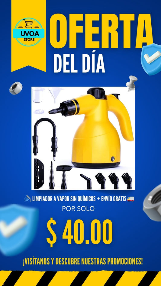🚿 LIMPIADOR A VAPOR SIN QUÍMICOS + Envío GRATIS 🚚